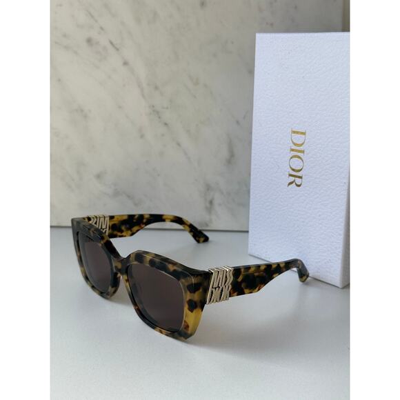 NEW Dior MissDior S2I Square Sunglasses in Tortoise Brown main image 6